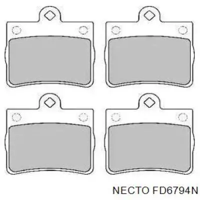 Задние тормозные колодки FD6794N Necto