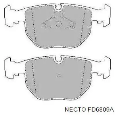 Передние тормозные колодки FD6809A Necto