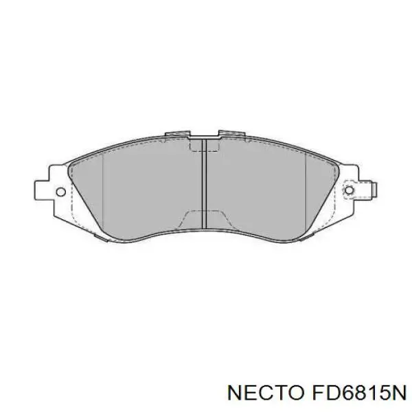 Передние тормозные колодки FD6815N Necto