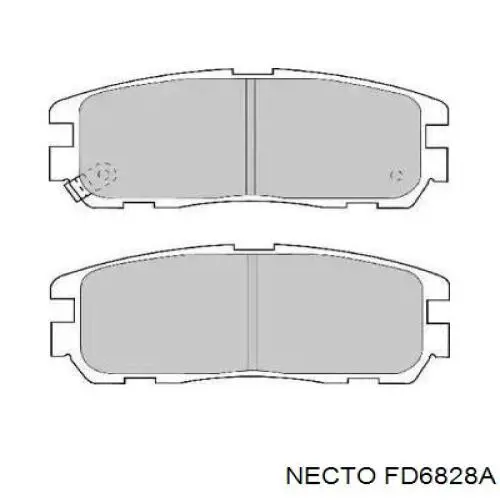 Задние тормозные колодки FD6828A Necto