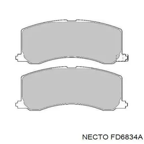 Передние тормозные колодки FD6834A Necto