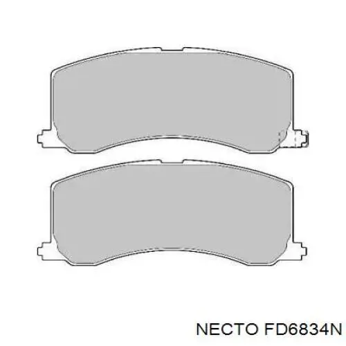 Передние тормозные колодки FD6834N Necto