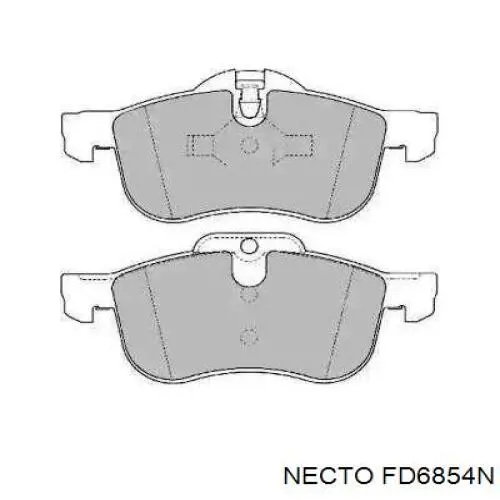 Передние тормозные колодки FD6854N Necto