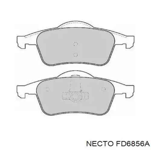 Задние тормозные колодки FD6856A Necto