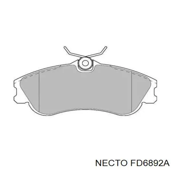 Передние тормозные колодки FD6892A Necto