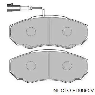 Передние тормозные колодки FD6895V Necto