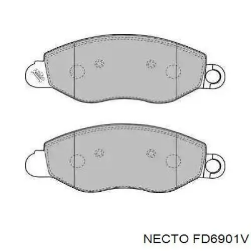 Передние тормозные колодки FD6901V Necto