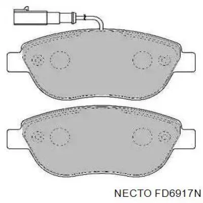 Передние тормозные колодки FD6917N Necto