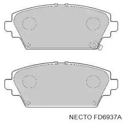 Передние тормозные колодки FD6937A Necto