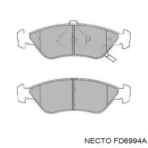 Передние тормозные колодки FD6994A Necto