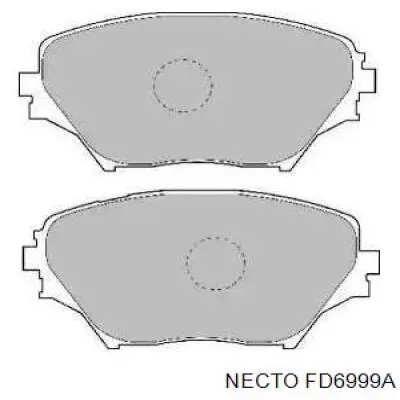 Передние тормозные колодки FD6999A Necto