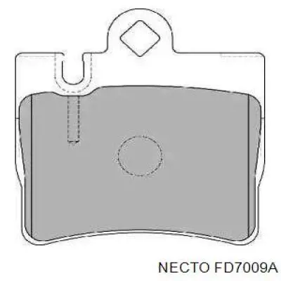 Задние тормозные колодки FD7009A Necto