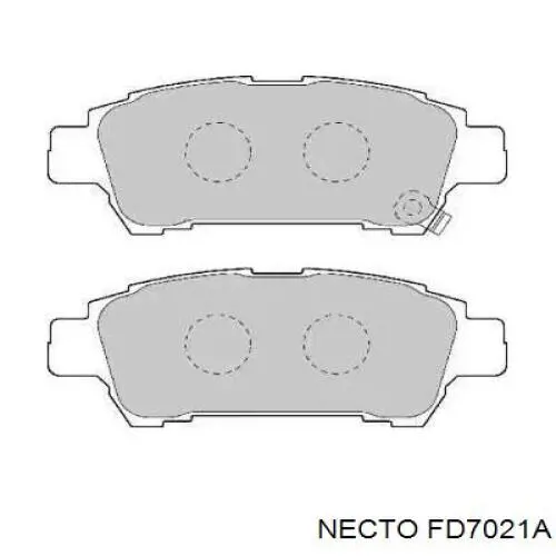 Задние тормозные колодки FD7021A Necto