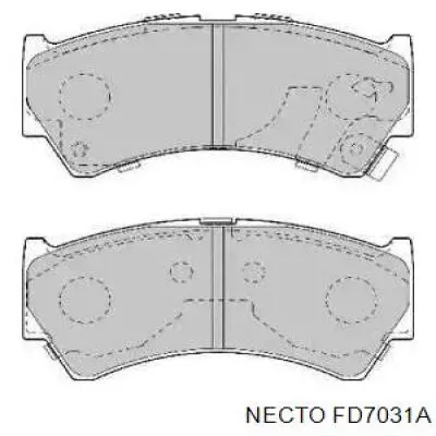 Передние тормозные колодки FD7031A Necto