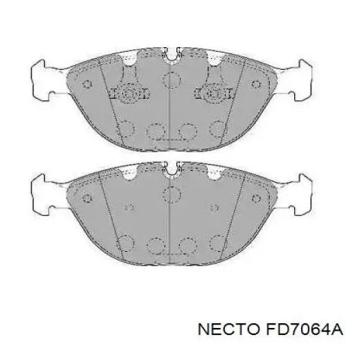 Передние тормозные колодки FD7064A Necto