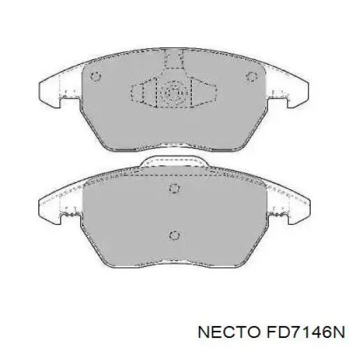 Передние тормозные колодки FD7146N Necto