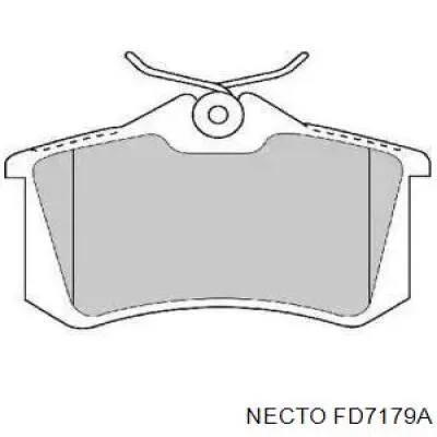 Задние тормозные колодки FD7179A Necto