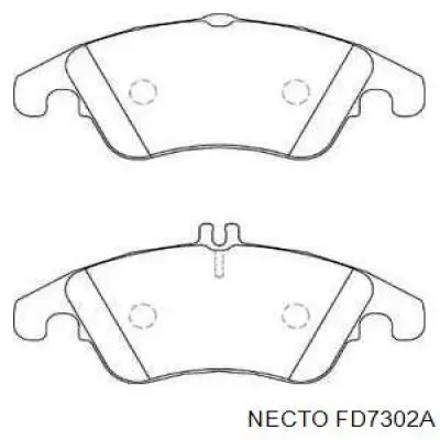 Передние тормозные колодки FD7302A Necto