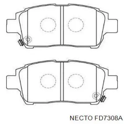 Передние тормозные колодки FD7308A Necto