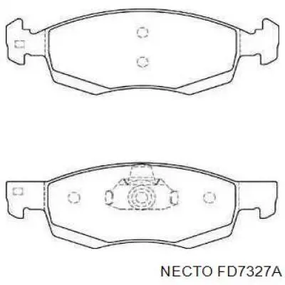 Передние тормозные колодки FD7327A Necto