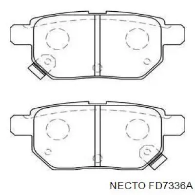 Задние тормозные колодки FD7336A Necto