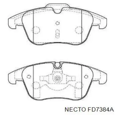 Передние тормозные колодки FD7384A Necto