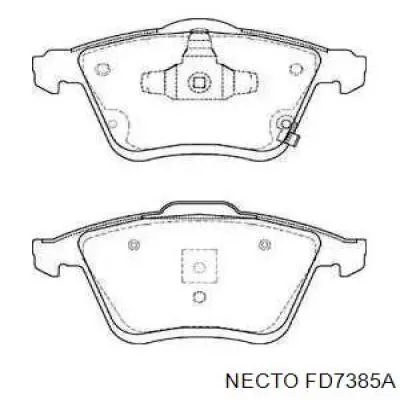 Передние тормозные колодки FD7385A Necto