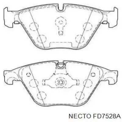 Передние тормозные колодки FD7528A Necto