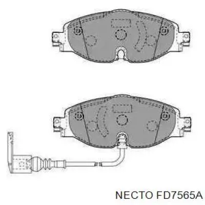 Передние тормозные колодки FD7565A Necto