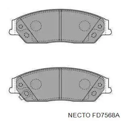 Передние тормозные колодки FD7568A Necto