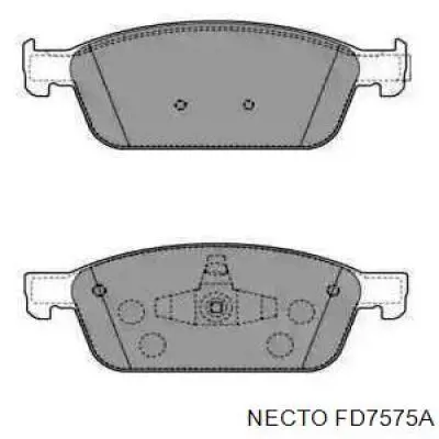 Передние тормозные колодки FD7575A Necto