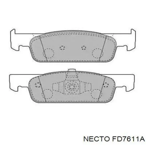 Передние тормозные колодки FD7611A Necto