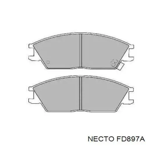 Передние тормозные колодки FD897A Necto