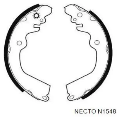 Задние тормозные колодки N1548 Necto