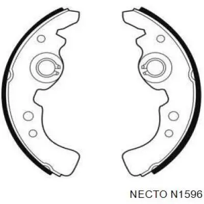 Задние барабанные колодки N1596 Necto