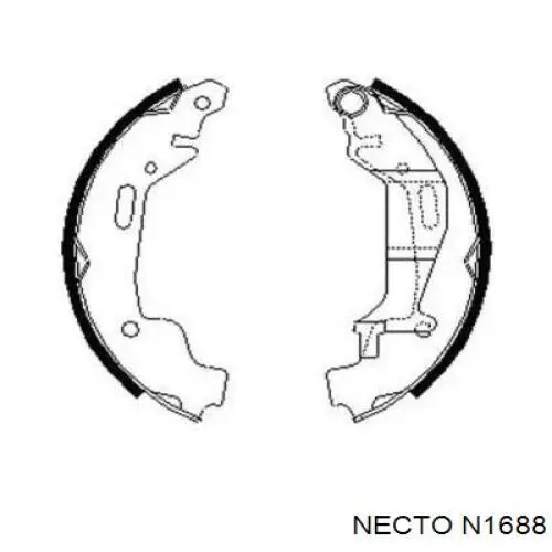 Передние тормозные диски N1688 Necto