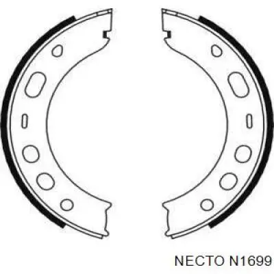 Колодки ручника N1699 Necto