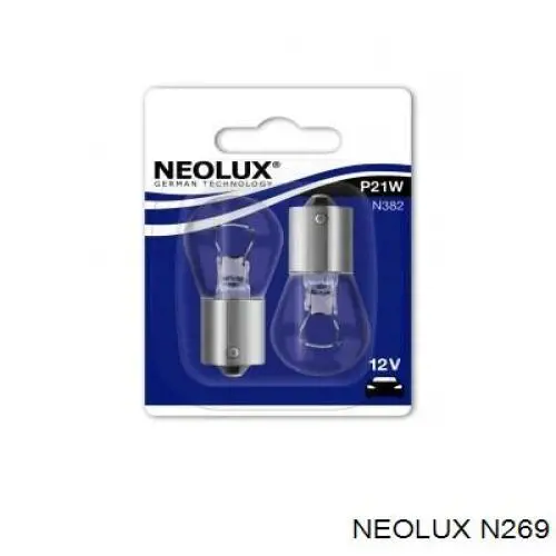 N269 Neolux лампочка плафона освещения салона/кабины