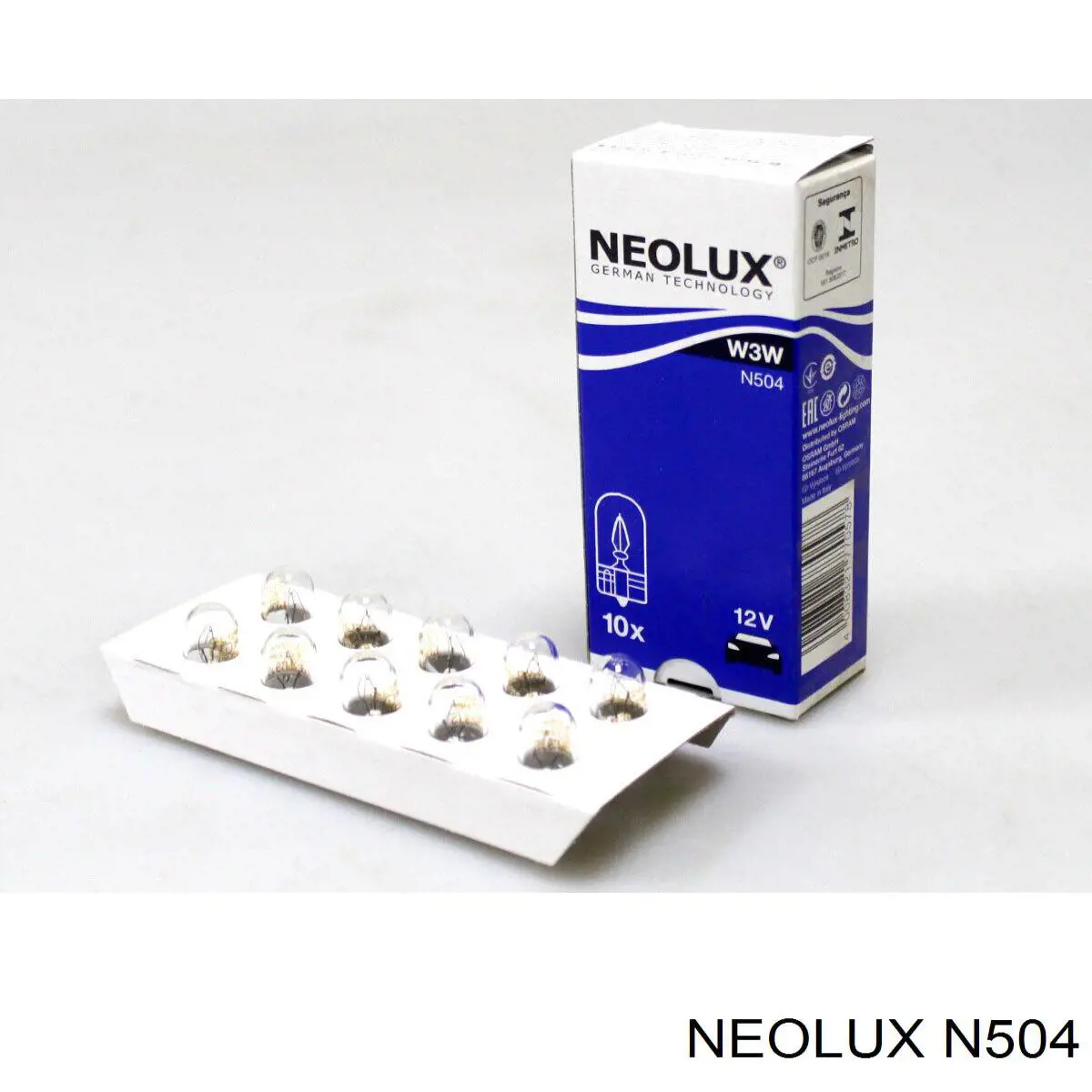 N504 Neolux лампочка плафона освещения салона/кабины