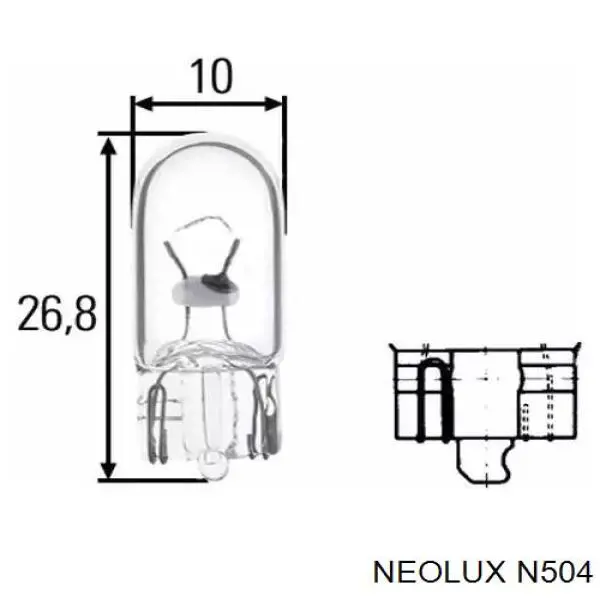 Купить N504 Neolux Лампочка освещения салона