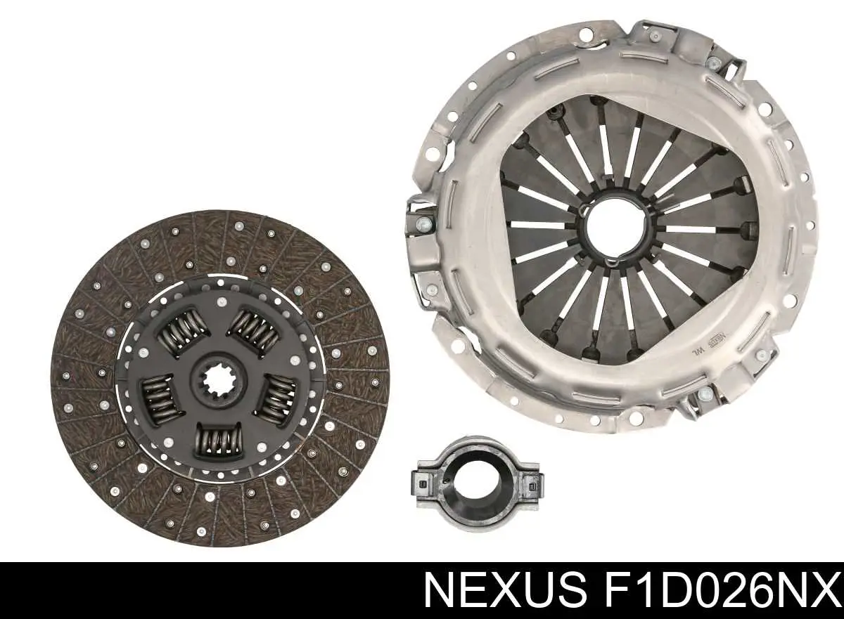 F1D026NX Nexus kit de embraiagem (3 peças)