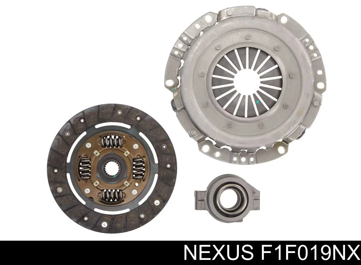 F1F019NX Nexus kit de embraiagem (3 peças)