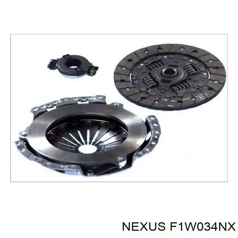 Купить F1W034NX Nexus Комплект сцепления (диск, корзина, подшипник)