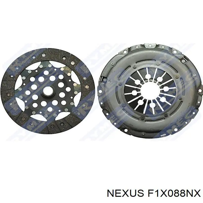 Комплект сцепления (3 части) Nexus F1X088NX цена, от 267.79 USD