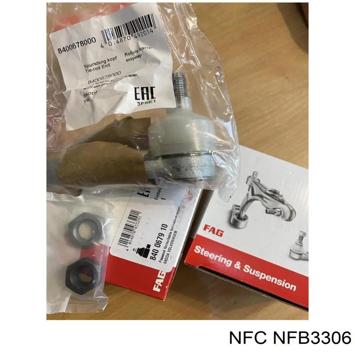 Підшипник маточини передньої NFB3306 NFC