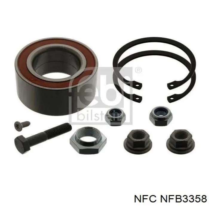 Комплект подшипника ступицы колеса NFC NFB3358 цена, от 14.09 USD