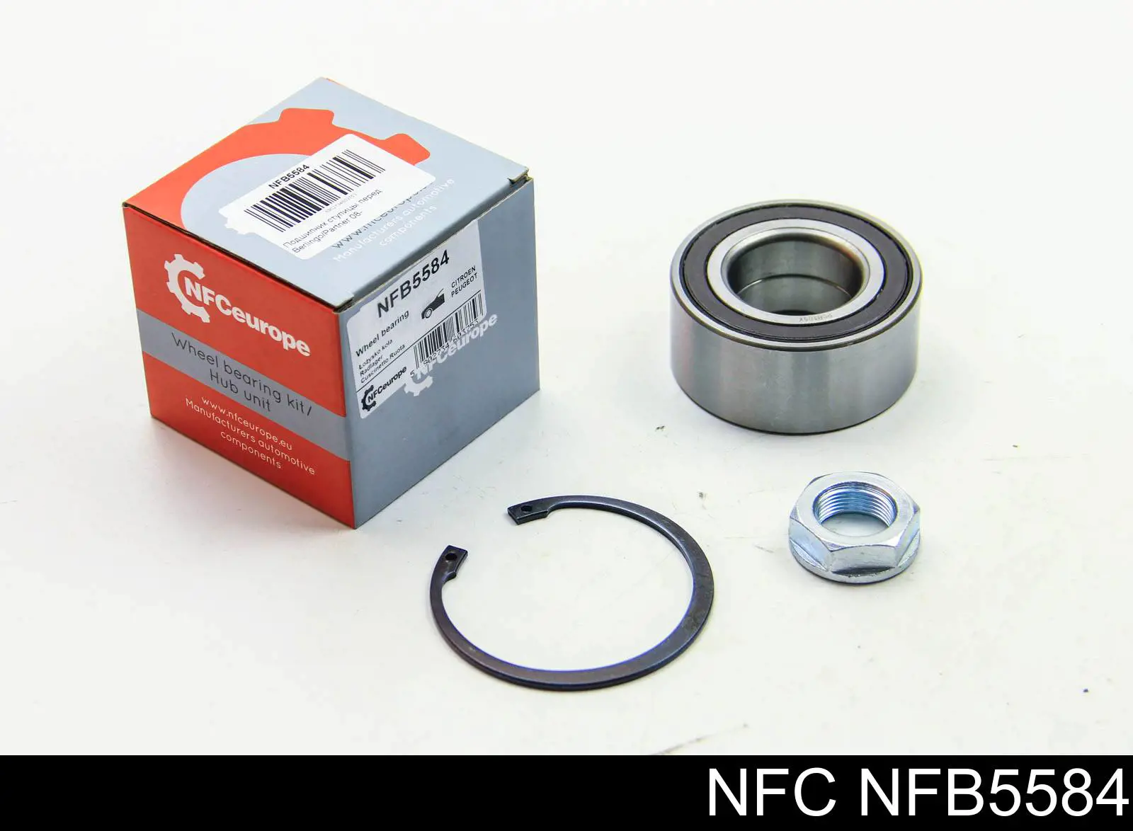 Комплект подшипника ступицы колеса NFC NFB5584 цена, от 18.17 USD