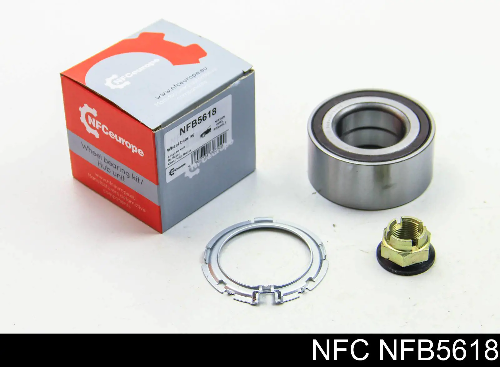 Комплект подшипника ступицы колеса NFC NFB5618 цена, от 22.70 USD