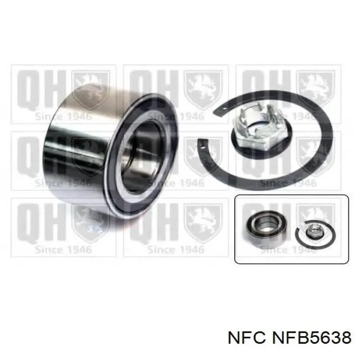 Купить NFB5638 NFC Подшипник передней ступицы