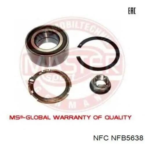 Комплект подшипника ступицы колеса NFC NFB5638 цена, от 19.01 USD
